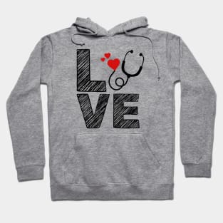 Love nurse, Registered Nurse Hoodie